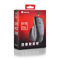NGS Hit-RB mouse Ufficio Mano destra RF Wireless Ottico 1600 DPI