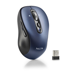NGS INFINITY RB mouse Ufficio Ambidestro RF senza fili + Bluetooth Ottico 3200 DPI