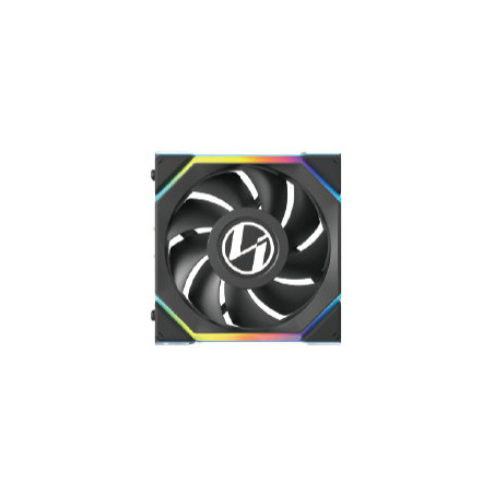 Lian Li 12SLLCD1W1B Case per computer Ventilatore 12 cm Nero 1 pz