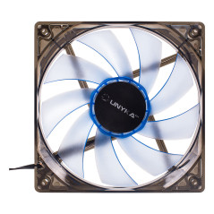 UNYKAch 51791 sistema di raffreddamento per computer Case per computer Ventilatore 12 cm Grigio, Trasparente