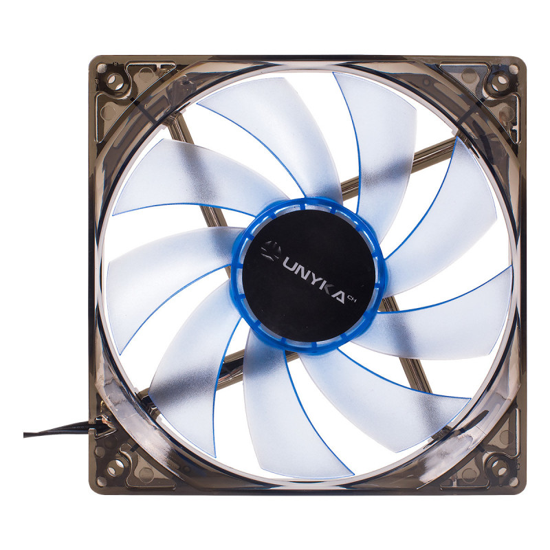 Ventilador caja unykach 51791 led azul 120mm
