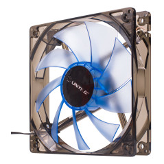 UNYKAch 51791 sistema di raffreddamento per computer Case per computer Ventilatore 12 cm Grigio, Trasparente
