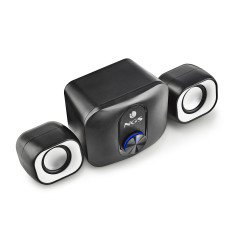 NGS COMET 2.1 set di altoparlanti 11 W Universale Nero, Bianco 2.1 canali 2-vie 3 W