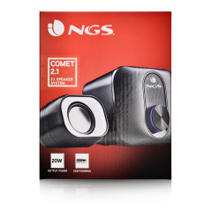 NGS COMET 2.1 set di altoparlanti 11 W Universale Nero, Bianco 2.1 canali 2-vie 3 W