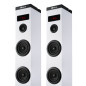 Altavoz torre ngs sky charm blanco - 50w - usb - bluetooth - radio fm - aux