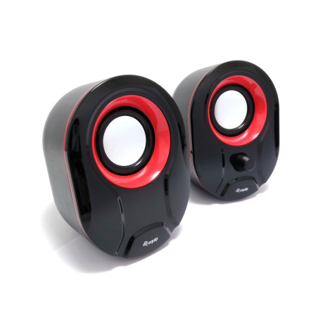 Altavoces equip life 2.0 245332 negro y rojo