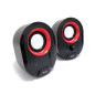 Altavoces equip life 2.0 245332 negro y rojo