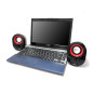 Altavoces equip life 2.0 245332 negro y rojo