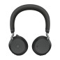 Auriculares jabra evolve2 75 ms stereo inalambrico negro