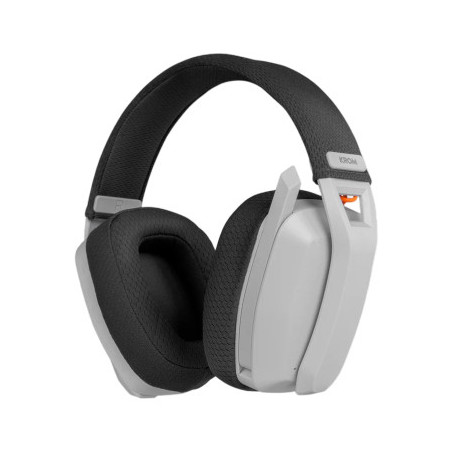 Auriculares gaming krom kanji inalambrico blanco