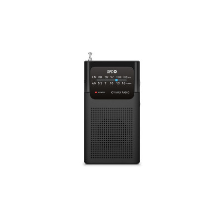 SPC Radio ICY MAX Portatile Analogico Nero