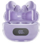 Auriculares bluetooth intenso buds plus tws anc+enc lila