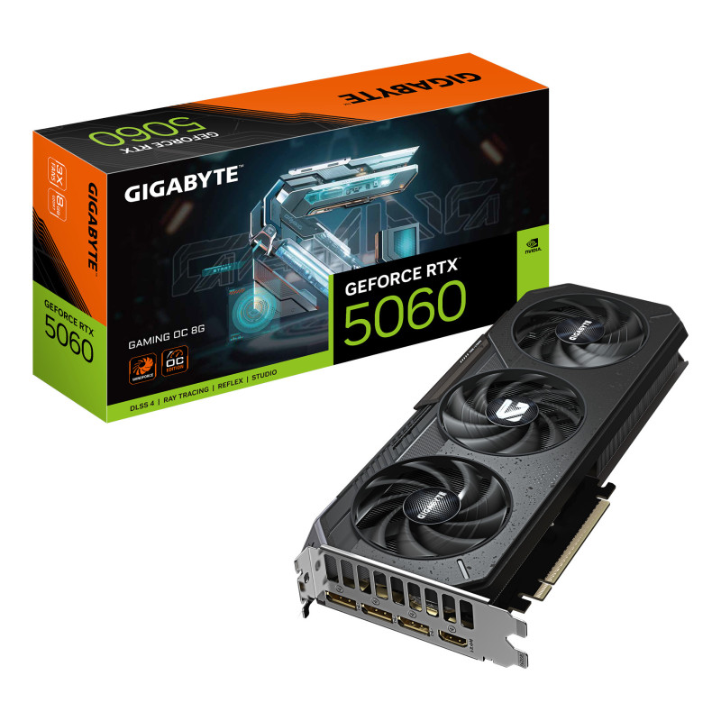 Targeta grafica gigabyte rtx 5060 8gb gaming oc gddr7