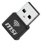 Nano adaptador wifi6 usb msi guax18n ax1800