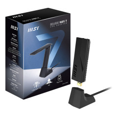 MSI BE6500 WiFi7 USB Stick - Dongle scheda di interfaccia e adattatore USB 3.2 Gen 1 (3.1 Gen 1)