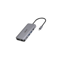Acer 12-in-1 Type-C Dongle Cablato USB 3.2 Gen 1 (3.1 Gen 1) Type-C Argento