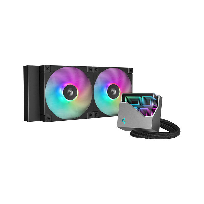 DeepCool LT240 Processore Raffreddatore di liquidi tutto in uno 12 cm Nero 1 pz DeepCool LT240 Processore Raffreddatore di liquidi tutto in uno 12 cm Nero 1 pz