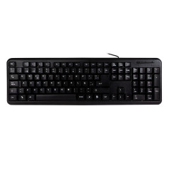 UNYKAch 50535 tastiera Mouse incluso Ufficio USB QWERTY Spagnolo Nero
