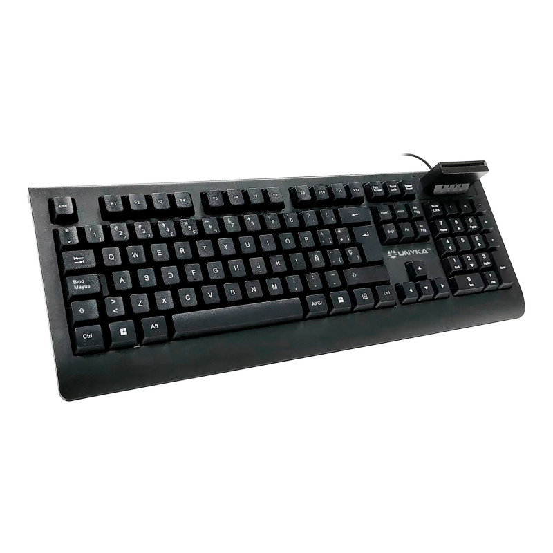 UNYKAch UK529181 tastiera Casa/ufficio USB QWERTY Spagnolo Nero