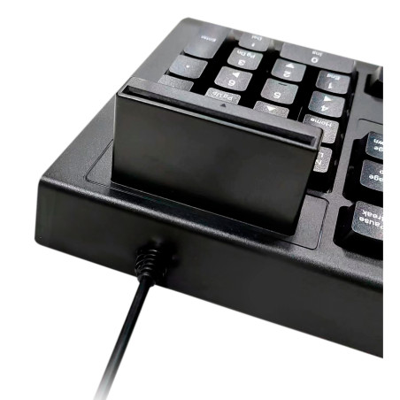 Teclado unykach kb918 usb lector dni