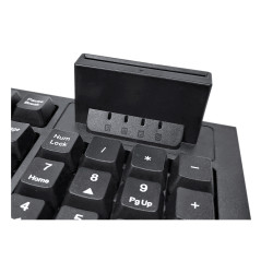 UNYKAch UK529181 tastiera Casa ufficio USB QWERTY Spagnolo Nero