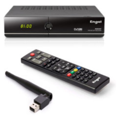 Engel RS8100Y set-top box TV IPTV, Satellite Full HD Nero