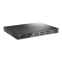 D-Link DSS-200G-28MPP switch di rete Gestito L2 Gigabit Ethernet (10 100 1000) Supporto Power over Ethernet (PoE) 1U Grigio
