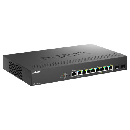 D-Link DMS-1250-10SP/E switch di rete Gestito 2.5G Ethernet (100/1000/2500) Supporto Power over Ethernet (PoE) Nero