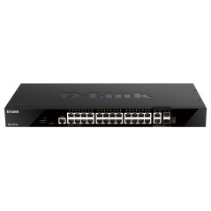 D-Link DGS-1520-28 switch di rete Gestito L3 10G Ethernet (100 1000 10000) 1U Nero