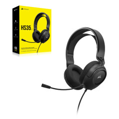 Auriculares gaming corsair stereo corsair hs35 v2 negro