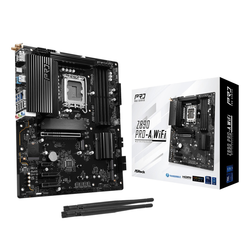 Placa base asrock z890 pro - a wifi lga1851 atx