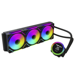 KeepOut XWC-360 PRO sistema di raffreddamento per computer Processore Kit di raffreddamento a liquido 12 cm Nero