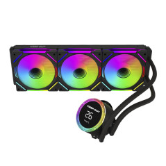 KeepOut XWC-360 PRO sistema di raffreddamento per computer Processore Kit di raffreddamento a liquido 12 cm Nero
