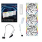 Lian Li UNI FAN SL Wireless 120 Reverse Blade Case per computer Ventilatore 12 cm Bianco 3 pz