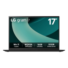 LG Gram 17Z90T Intel Core Ultra 7 255H Computer portatile 43,2 cm (17") WQXGA 32 GB LPDDR5x-SDRAM 1 TB SSD Wi-Fi 7 (802.11be)