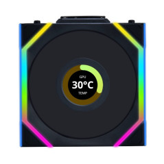 Lian Li UNI FAN SL Wireless LCD 120 Reverse Blade Case per computer Ventilatore 12 cm Nero 1 pz