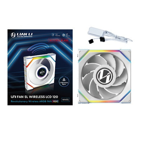 Ventilador cpu lian li unifan sl inalambrico argb 120mm blanco