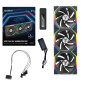 Ventilador cpu lian li unifan sl inalambrico argb 3 x 120mm negro
