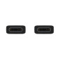 SAMSUNG CHARGING CABLE TYPE-C TO TYPE-C 1M/EP-DA705BBE BLACK