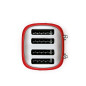 SMEG TOASTER 4x4 50´STYLE RED TSF03RDEU