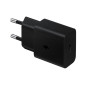 SAMSUNG POWER COMPACT ADAPTER USB C 15W WITHOUT CABLE EP-T1510NBE BLACK