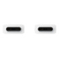 SAMSUNG TYPE C/ TYPE C DATA CABLE 3A 1.8M EP-DX310JWE WHITE