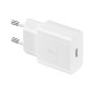 SAMSUNG POWER FAST CHARGER USB TYPE C TO C 1M EP-T1510XWE 15W WHITE