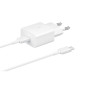 SAMSUNG POWER FAST CHARGER USB TYPE C TO C 1M EP-T1510XWE 15W WHITE