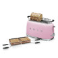 SMEG TOASTER 2X4 50´STYLE PINK TSF02PKEU