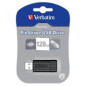 VERBATIM PENDRIVE STORENGO PINSTRIPE 128GB HI-SPEED RETRACTIL USB 2.0 BLACK