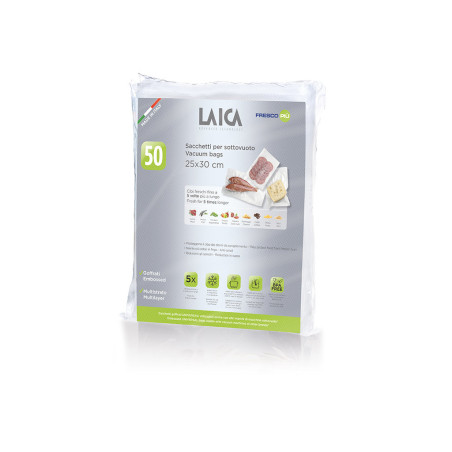 LAICA 100 EMPTY CONSERVATION BAGS 20X28CM VT3501