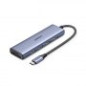 HUB UGREEN 6EN1 USB-C A HDMI + 3XUSB-A + SD/TF