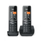 GIGASET WIRELESS PHONE COMFORT 550 DUO BLACK CHROME (L36852-H3001-D204)