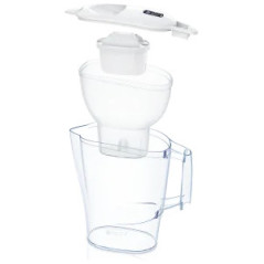 Brita Aluna Caraffa filtrante 2,4 L Trasparente, Bianco
